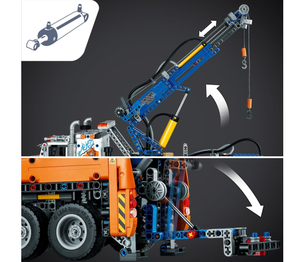 LEGO Technic 42128 Ciężki samochód pomocy drogowej - 1022665 - zdjęcie 7
